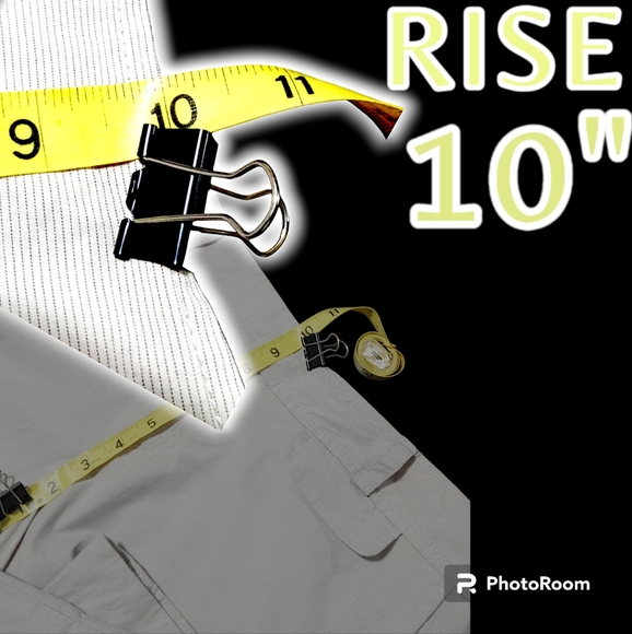 Vintage, Calvin Klein Riley Pants, Women's Size 10, Beige, Pinstripes, 5 Pockets - Picture 5 of 12